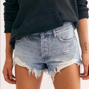 Free People Loving Good Denim Shorts
